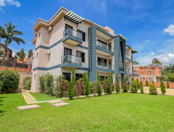 The Graces — Kigali residence building and lawn in Kimironko