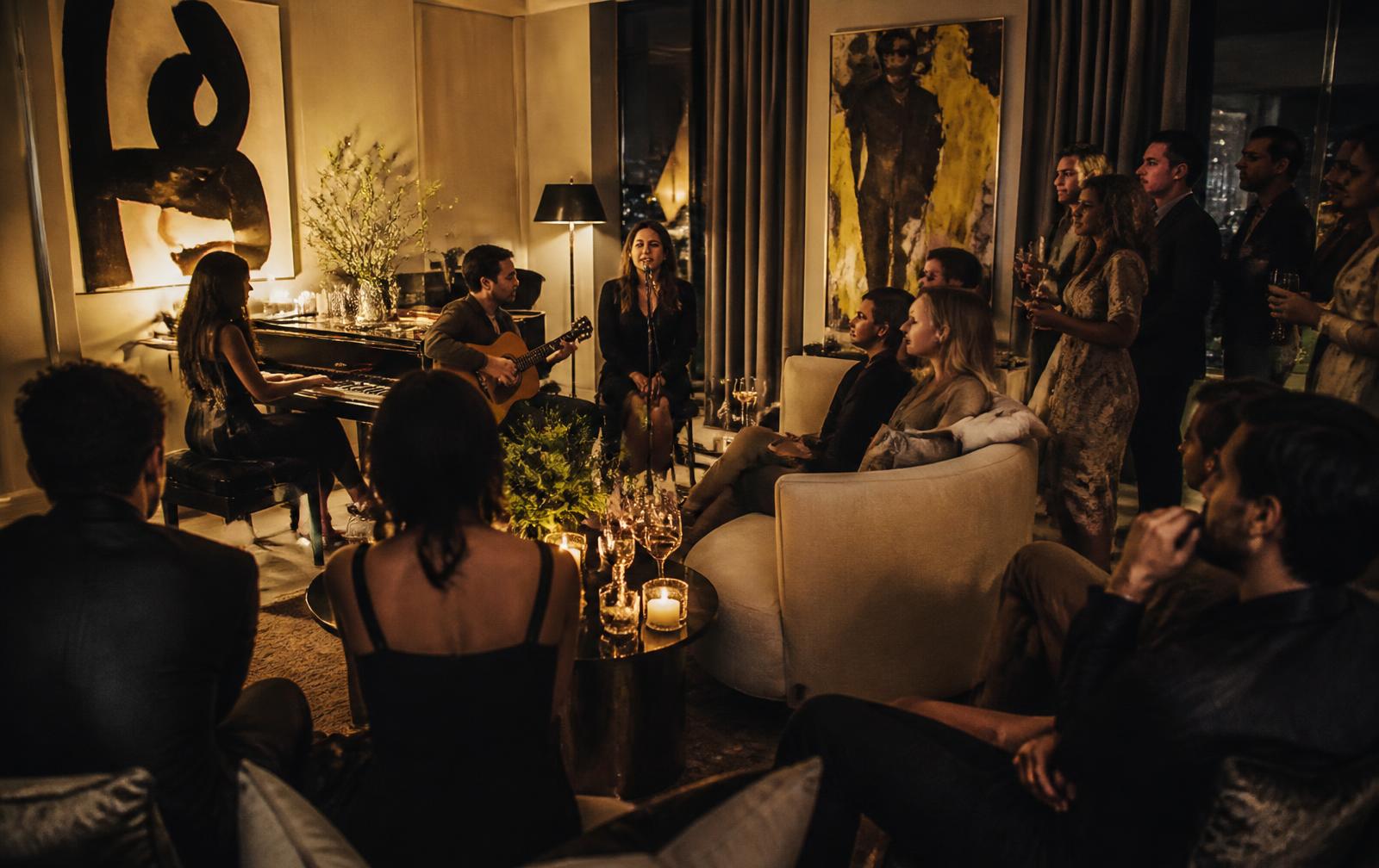 Guests gathered for a social session at The Graces